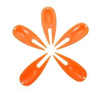 GALPADA 30pcs Orange Golf Divot Repair Tools Plastic Lawn Forks for Golf Course Maintenance Practical Golfing Supplies