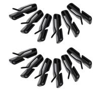 GALPADA 30pcs Outdoor Belt Clip Webbing Ending Clip Plastic Belt Hook Heavy Duty for Backpack Helmet Strap Fastener Replacement Accessory