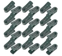GALPADA 30pcs Plastic Christmas Tree Candle Clips Spring Loaded Candlestick Holders Resistant to Wear and Breakage for Holiday Party Gatherings and Advent Wreath Decorations