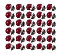 GALPADA 30pcs Red Resin Clothes Brooch Pins Decorative Buttons for Women Shirt Accessories Prevent Exposing The Body Suitable for Daily Life and Banquet Use