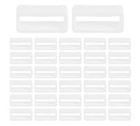 GALPADA 30pcs Silicone Watch Strap Keeper Replacement Loops Classic White Soft Silicone Material Easy Strap Replacement Prevents Irritation for Outdoor Adventures