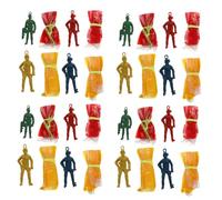 GALPADA 30Pcs Soldier Parachute Outdoor Throwing Flying for Nostalgic S with Parachutes Enhances Creativity and Motor Skills Gift for Boys Random Color