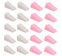 GALPADA 30pcs Triangle Makeup Sponges Dual Use Face Powder Puff for Foundation and Cream Cosmetics Wet and Dry Application Soft Durable Sponge White and Pink