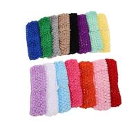 GALPADA 30pcs Wide Knitted Crochet Headbands for Women Elastic Boho Hair Bands with Vintage Retro Design Soft Stretchy Turban Hair Wraps for Casual Party Festival Accessories