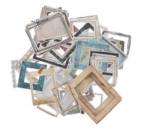 GALPADA 35pcs Vintage Scrapbook Border Stickers with Retro Photo Frame Design, Paper Material Journal Accessories for Travel Scrapbook Supplies, Easy to Apply Corner Embellishments
