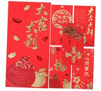 GALPADA 36Pcs Chinese Style Red Envelopes Money Pouches Multipurpose for Year Wedding Party Favors Traditional Lucky Packets with Festive Designs for Lunar Celebration