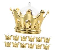 GALPADA 36pcs Gilded Crown Wedding Candy Boxes Elegant Party Favor Containers for Birthday Anniversary and Chocolate Display Portable Candy Cases for Wedding Buffets and Keepsakes