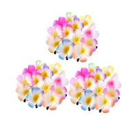GALPADA 36pcs Hawaiian Plumeria Flower Clips with Clips Lightweight Tropical Hair Accessories for Women and Artificial Hairpins for Beach Luau Wedding and Outdoor Events