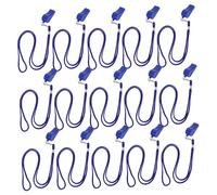 GALPADA 36pcs Soccer Whistle Party Favor Sports Whistles with Lanyard Outdoor Mountaineering Sports Referee Football for Training Football Blue