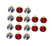 GALPADA 36Pcs Xmas Pendant Hanging Balls Christmas Tree Decorations Delicate Xmas Baubles in Black White for Party Photography Props and Home Festive Decor
