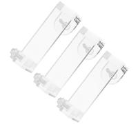 GALPADA 3pcs Acrylic Aquarium Support Brackets for Suspended Negative Pressure Fish Tanks, Space Saving Installation with Adjustable Screw Mounting, for Continuous Use and Testing