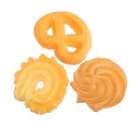 GALPADA 3pcs Artificial Cookie Model Photo Cookie Decor Pvc No Odor Lifelike Teaching Tools Bakery Display for Children Photography Props