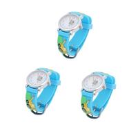 GALPADA 3pcs Boys and Girls Quartz Watch Boys Wrist Watches Cartoon Engineering Vehicle Pattern Safe Material for Girl