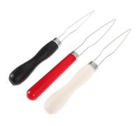 GALPADA 3pcs Button Hook Dressing Aid Tool for Disabled and Elderly Lightweight Multifunctional Button and Elastic Threading Helper Easy Grip Adaptive Equipment for One-Handed Use