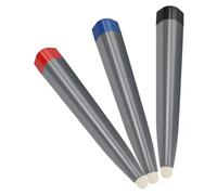 GALPADA 3Pcs Capacitive Stylus Pens for Touch Screens, Interactive Whiteboard Writing Pens in Black, Red, Blue, Portable Electronic Screen Stylus for Teaching and Presentation