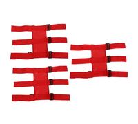 GALPADA 3pcs Car Fixing Strap Fire Extinguisher Mount Holder Extinguisher Strap Red