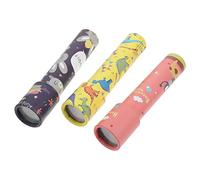 GALPADA 3Pcs Cartoon Kaleidoscopes for Educational Observation Playthings Grasping Intellectual Development Safe Paper Material
