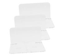 GALPADA 3pcs Clear Acrylic Floating Wall Shelf for Security Cameras Speakers Monitors Wall Mount with Easy Installation Multi-device Compatible