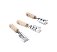 GALPADA 3Pcs Cookie Cutter Set with Embossed Flower, Heart, and Star Shapes for Home Baking and Fruit, Kitchen Biscuit Moulds for Cake Decorating and Pastry Design Random Style