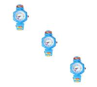 GALPADA 3pcs Creative Boy Girl Underwater World Wristwatch for Boys and Girls Adorable Cartoon Design Lightweight Easy Reading Birthday