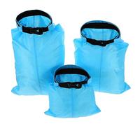 GALPADA 3pcs Dry Bag Pouch Set for Boating Kayaking Camping Sky Blue Durable Watertight Top Closure for Maps Food Clothes Storage