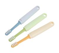 GALPADA 3pcs Dual-Headed Pet Toothbrush for Dogs and Puppies with Soft Abs and TPR Bristles, Two-in-one Design for Comprehensive Oral Care, Reducing Bad Breath and Preventing Soft Tissue