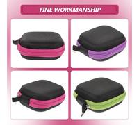 GALPADA 3pcs Essential Oil Roller Bottle Organizer Pouches, Oxford Cloth Travel Case with Green, Purple, Pink for Aromatherapy Roller Bottles Storage and Carrying