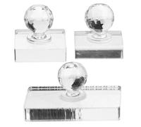 GALPADA 3pcs Eyeshadow Pressing Tool Blush Pressure Plastic Cosmetic Press Tool for DIY Makeup Portable Convenience to Save Time and Effort