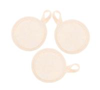 GALPADA 3pcs Face Exfoliator Pads Cotton Linen Loofah Cleansing Scrubbers for Dead Skin Removal Soft Absorbent Facial Scrub Pads with Strong Cleaning Power for Bathing and Body Care