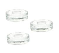 GALPADA 3Pcs Glass Fermentation Weights and Wide Mouth Lids Kit for Mason Jars Transparent Sealing Covers for Kimchi Pickling and Sourdough Fermenting Practical Home Use and Gift