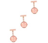 GALPADA 3pcs Hanging Pendant Watch for Clinic Staff Nurse Watch Quartz Movement for Nursing Essentials