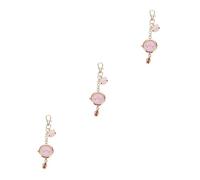 GALPADA 3pcs Hanging Watch Cute Cartoon Fob Watch for Students Lightweight Key Chain for Exams and Medical Staff Includes Extra Battery Little Pig