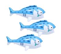 GALPADA 3pcs Inflatable Fish for Quick-inflate Water Lightweight Pool Floats for Bathtub and Outdoor Use Tropical Ocean Animal Decorations Birthday Party Supplies