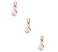GALPADA 3pcs Japanese Style Keychain Pendant Adorable Bag Hanging Decoration for Cat Lightweight and Charming Maneki Neko Accessory for Festivals and Parties