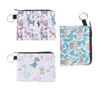 GALPADA 3pcs Key Storage Bag Key Card Bag Polyester Multi-Purpose Privacy Protection for Cosmetics and Cards Women for Hotels and Schools Random Color
