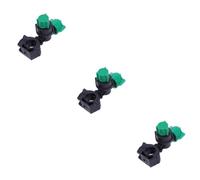GALPADA 3pcs Large Clamp Sprayer Nozzle with Flow Rate Wear-Resistant Agriculture and Garden Tube Spray Nozzle Parts for Water Tube Connection