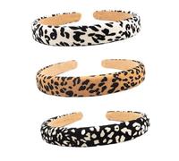GALPADA 3Pcs Leopard Print Headband Hair Accessories for Parties and Daily Wear Charming Headdress for Women and for Mom and Friends