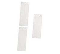 GALPADA 3pcs Multipurpose Message Leaving Notepads Ultra Long Tearable Non Pads with Single Line Double Line Designs Portable Planning Handbooks for Scheduling and Reminders