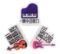 GALPADA 3pcs Music Book Clips Plastic Page Holders for Piano Guitar Violin Sheet Music Musical Note Clip Set for Students Teachers for Reading