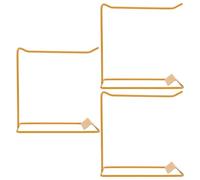 GALPADA 3pcs Nail Practice Sticks Holder Gel Nail Show Shelf Iron Card Slot Structure Elegant Gold Design Securely Holds Samples Adaptable to Diverse Display Needs for Salons