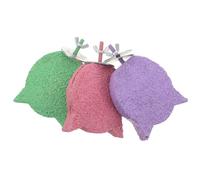 GALPADA 3Pcs Parrot Perch Stand Bird Cage Platform for Beak Shaping and Claw Grinding, Chewing for Conures and Parakeets, Colorful Training and Climbing Bird Set