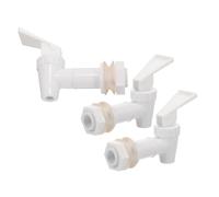 GALPADA 3pcs Plastic Replacement Dispenser Spigot for Beverage Jugs Easy Install Water Dispenser Spout Compatible with Glass Barrels for Home Party Brewing Use