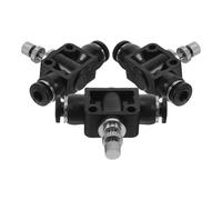 GALPADA 3pcs Pneumatic Air Control Valve Inline Throttle Check Valve with Push-in Tube Connector for Pu Tube and Air Cylinder Precise Flow Adjustment to Minimise Energy Waste