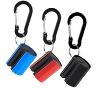 GALPADA 3Pcs Portable Lightweight Hanging Fishing Pole Holders Aluminum Clips for Fly Rods Lures Rod Fixators and Compact for