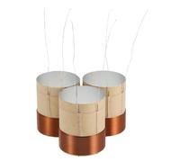 GALPADA 3pcs Pure Copper Voice Coil Replacement 25.5mm Bass Speaker Repair Wire 3.5ω Woofer Voice Coil Repair Kit for Sound Systems