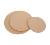 GALPADA 3pcs Round Wooden Pottery Plate Forming Molds for Clay Crafting, Easy to Clean Ceramic Molds Preventing Clay from Sticking, for DIY Pottery and Craft Projects