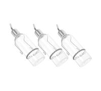 GALPADA 3pcs Small Pet Water Dispenser Stainless Steel Hamster Water Feeder for Rabbit No Dripping Lightweight Pet Fountain