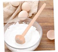 GALPADA 3Pcs Solid Beech Wood Manual Egg Whisks Handheld Dough Mixers Practical Kitchen Gadgets for Baking Cooking Home and Restaurant Use Ergonomic Design Easy to Clean