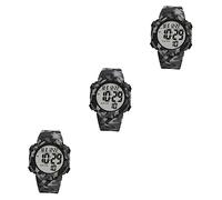 GALPADA 3pcs Sports Watch Large Screen Digital Watch for Multipurpose Use for Everyday Activities