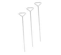GALPADA 3pcs Stainless Steel Triangular Spreading Bars for Laboratory Use Corrosion-resistant Petri Dish with Polished Surface Efficient Culture Tools